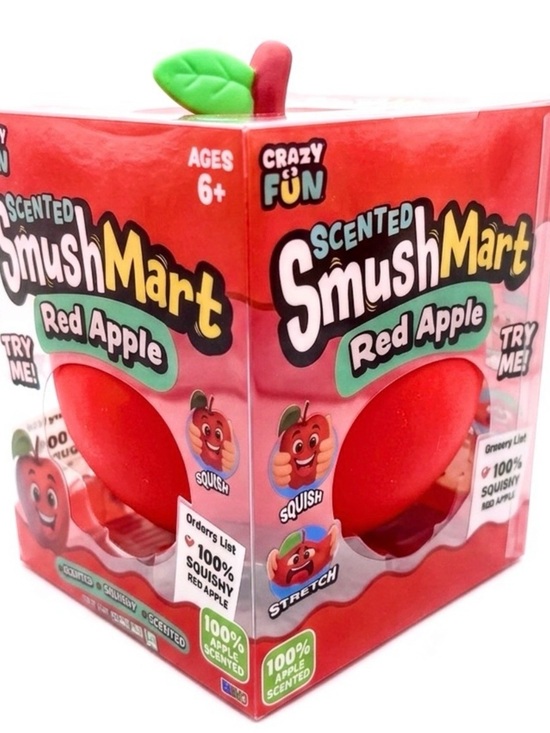 Smush Mart Other - Red Apple Squishy Scented Smush Mart squishy Back to School teacher gift NEW